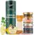 Gepp’s Delicatessen Christmas Gift ‘Merry Christmas’ – Small Christmas Gift Set with Delicacies – With Italian Pesto Lime, Organic Red Wine Spice Salt and Gourmet Sweets