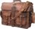 DHK 18 Inch Vintage Handmade Leather Messenger Bag for Laptop Briefcase Best Computer Satchel School distressed Bag