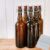 12 x Glass Bottles 750 ml with Swing Top – Brown Glass Bottle Liqueur Bottles for Filling Vinegar & Oil Bottles Juice Bottles for Preserving Jars with Swing Top Reusable (Brown, Pack of 12)