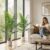 BEAUTYPEAK Palm Plant 140cm Artificial Plant Pack of 2