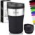 Milu Thermal Mug with Engraving, 210 ml, Gift Idea, Personalised Gift with Name, Father’s Day for Men, Women, Mum, Dad, Girlfriend (210 ml, Black)