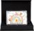Goldstücke24 Gold Gift for Birth Baby – Gold Bar or Krugerrand Gold Coin – Motif Box „Welcome to the World“ in Gift Box with Ribbon & Greeting Card (0.5 g Gold Bar)