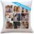 OWLBOOK Personalised Cushion with Photo Print – Design Your Own Photo Cushion with 9 Photos – Gifts for Christmas Photo Cushion 40 x 40 cm White + Filling