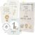 Mintkind Milestone Card Baby Beige Boho – 36 Month Cards for Boys & Girls – Birth & Baby Shower Gift – Capture Memories – Document Milestones & Enjoy Special Moments