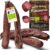 Organic Beef Fireplace Roots – Beef Raw Sausage, Sugar-Free, Gluten-Free – Protein Snack Made from 100% Organic Beef – Protein-Rich Mead Sausage, Dry & Handmade – 4 Pieces (Pack of 4)