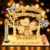 70th Birthday Money Gift for Men and Women, 3D Clover Leaf Wood with LED