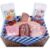 Wurstbaron Gift Box Bavaria Small, Gift Package with Salami, Ham and Bacon, Sausage Package