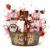 Brubaker Cosmetics Bath and Shower Set Coconut and Strawberry Fragrance 10 Piece Gift Set in Vintage Tub