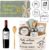 Housewarming Gift – Bread and Salt Set Housewarming Gift for Home & Apartment with Bread Basket, Tea Towel, Cooking Spoon & Sticker Including Greeting Card – Housewarming Gift for Topping Out Many