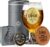 CROWNLY CRYSTAL® 1966 Beer Glass Engraved 60th Birthday Personalised Gift for Man Man Gift Decoration Card 60 Years Dad Gift Idea