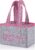 FunX Bottle Bag Prosecco to Go – Felt Bag for 6 Bottles – Grey with Carry Straps and Print – Versatile – 19 x 12 x 14 cm