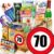 Geburtstags-Präsentkörbe – Spezialbox / Osterpaket L/Geburtstag 70 / Geschenkkorb Mama