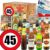 45th Gift for Him/Beer Set World / 45th Birthday Funny Gifts Man