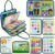 BONNYCO Montessori Busy Board Felt Educational Montessori Toy Activity Board Baby Motor Skills Toy Kids Gifts for Boys Girls Kids Toys Birthday Christmas