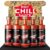 TIMBER TASTE Hot Sauces Gift Set – 5 Hot Sauce Chili Sauce to Carolina Reaper Ghost Pepper Habanero Jalapeno Chipotle | Hot Sauces Set Men’s Gifts Delicatessen – Gifts for Men