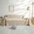 Sofa Slipcovers, Sofa Throw Blanket with Fringes, Chenille Sofa Blanket, Non-Slip Sofa Cover, Multifunctional Blanket, for Home, One Living Room, Sofa, Office (Beige, 180 x 300 cm)