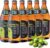 Brauerei Zwönitz – Light Beer Set of 6 Funny Sayings Beer Bottles 0.5 L