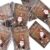 Logbuch-Verlag 10 Christmas Gift Small Mini Giveaway Employees Children Colleagues Friends Santa