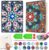 Crafts Girls 7 8 9 10 Years, Gifts Girls 6-12 Years Diamond Painting A5 Notebook Craft Set Children’s Toy from 5-7-9-11 Years Birthday Gift Diary Mandalas Gift Ideas