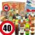 Bier Welt Set of 12 Funny Gifts for 40th Birthday for Men