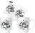 BRUBAKER Beste Oma & Bester Opa der Welt Ceramic Mug Set – 2 Coffee Mugs 300 ml – Coffee Cups with Greeting Card and Gift Pack