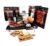 Spanish Gourmet Tapas Basket Box – Iberian Chorizo and Iberian Ham + Iberian Truffle Pies and Sweet Wine + 3 Pieces Fuets + Virgin Olive Oil + Gourmet Bread + Wooden Tapas Gift