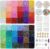 DIYDEC 18000 Pieces Beads for Bracelets, 48 Colourful Seed Beads Set, Mini Beads for Threading with Letters for Jewellery Making, DIY Necklaces, Crafts