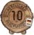 DARO Design Engraved Round Wooden Plaque, Gift for Anniversaries, Birthdays, Congratulations