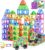 COOLJOYA Magnetic Building Blocks, Magnetic Building Blocks Toy from 2 3 4