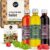 Gepp’s Feinkost 3 Mini Vinegar Set I Vinegar Gift Set for Connoisseurs I Tomato Balm, Basil Oil & Organic Raspberry Vinegar I Vinegar Gift Box I Ideal for Salads, Cheese & More I Mini Bottles of 40 ml