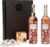 Rose Wine Gift Set with Chocolate Truffle and Amaretti