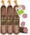 PALEO TO GO Beefy Salami [100% Organic] – High Protein Snack, Beef Salami Sticks – Air Dried Organic Sausage, Low Carb Protein Snack – Pack of 3 Salami Snack without Preservatives