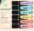 GLÜCKSGUT® 6 x Funny Highlighters Pastel