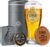 CROWNLY CRYSTAL® 1966 Beer Glass Engraved 570ml 60th Birthday Personalised Gift for Men 60 Years Dad Decoration Card Gift Idea
