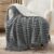 BEDSURE Sherpa Cuddly Blanket 150 x 200 cm – Warm Sofa Blanket, Grey