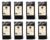 Coffee Gift Set – 8 x Coffee with Flavour as Tasting Set – Hazelnut, Vanilla, Almond Cinnamon, Egg Liqueur, Toffee, Orange, Chocolate, Amaretto – Arabica Roasted Coffee with Aroma – Ground – 8 x 75 g (600 g Total)