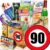 Speciality Basket / DDR Gifts L/Birthday 90 / Gift Box Grandma