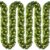 Casaria® Christmas Garland with Lighting Decoration, 10 m, 200 LEDs Illuminated Indoor Outdoor Green Christmas Decoration, Christmas Decoration Garland, Fir Garland – Warm White