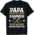 Papa Shirt Funny Dad Birthday Father Saying Gift Dad T-Shirt