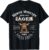Papa & Hunter Gift Father’s Day Birthday Deer Men’s T-Shirt