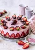 Erdbeermousse-Torte | ohne Backen & Tipps für Gelatine