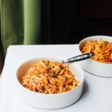 Fettuccine mit Ricotta-Paprika-Sauce – Rezept von Mateo Zielonka