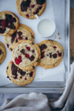 Himbeer Chocolate Chip Cookies – mein bestes Rezept |