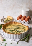 Spargel-Quiche mit grünem Spargel – süßes und cremiges Rezept