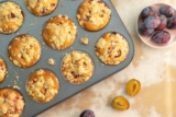 Zwetschgenmuffins mit Streuseln