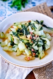 Pak Choi Pfannengemüse mit Speck