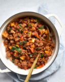 Hackfleisch-Pfanne. Mit viel Gemüse. – mix dich glücklich (Thermomix-Rezepte)