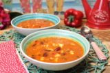 Tomaten-Ajvar-Suppe mit Feta – Happy Carb Rezepte
