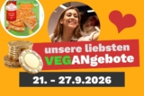Vegane Angebote & Schnäppchen von 21.
